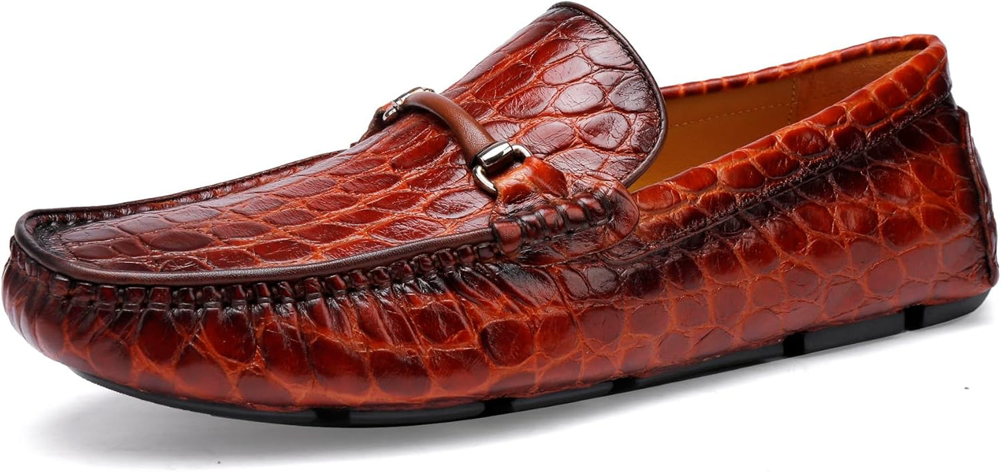 Leather Penny Loafer Top