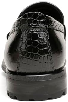 Ostrich Print Loafer Back