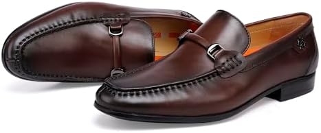 Black Buckle Loafer Full View