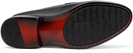 Men's Metal Buckle Dress Shoes Top View