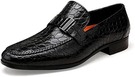 Men's Alligator Print Business Loafer