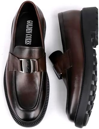 Black Buckle Dress Loafer Detail