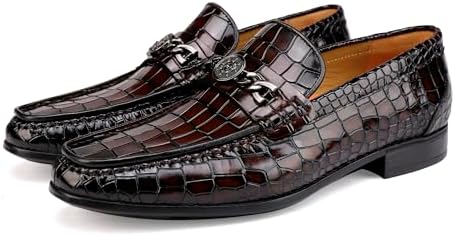 Crocodile Print Loafer Back