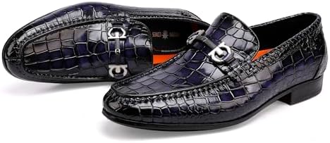 Red Alligator Loafer Sole