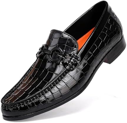 Gold Alligator Loafer Full View