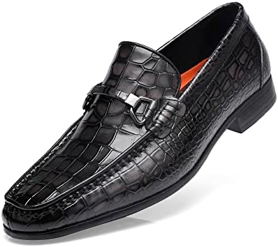 Men's Crocodile Print Bit Loafer