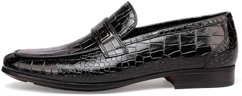 Black Crocodile Loafer Full View