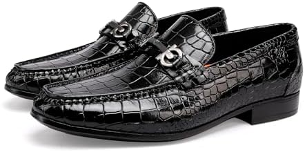 White Alligator Loafer Sole
