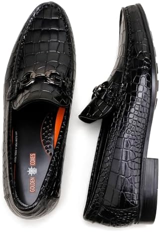 Men's Alligator Loafer Detail