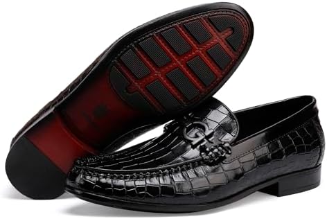 Gold Alligator Loafer Sole