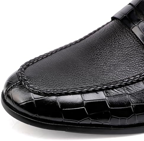 White Crocodile Loafer Side View
