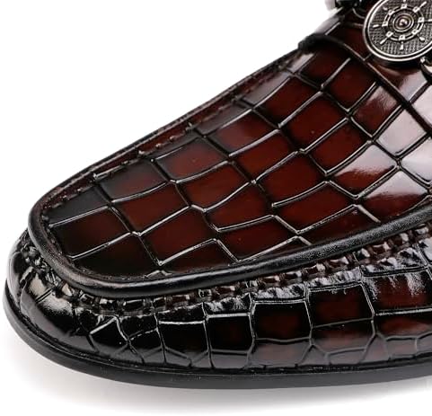Crocodile Print Loafer Side View
