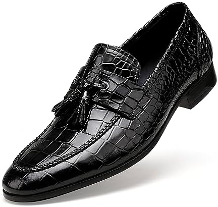 Men's Crocodile Tassel Penny Loafer