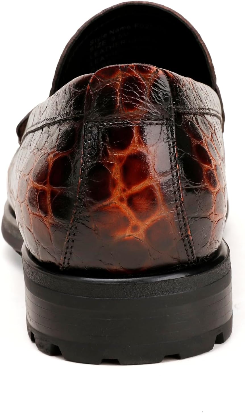 Men's Crocodile Tassel Loafer Sole