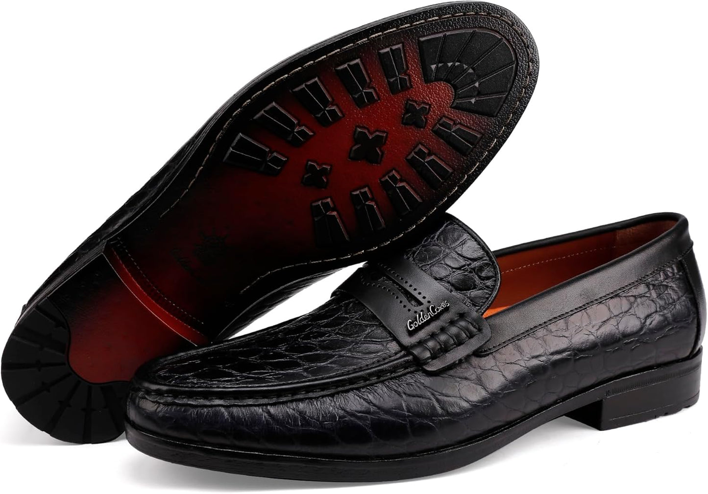 Men's Driving Shoes Back View