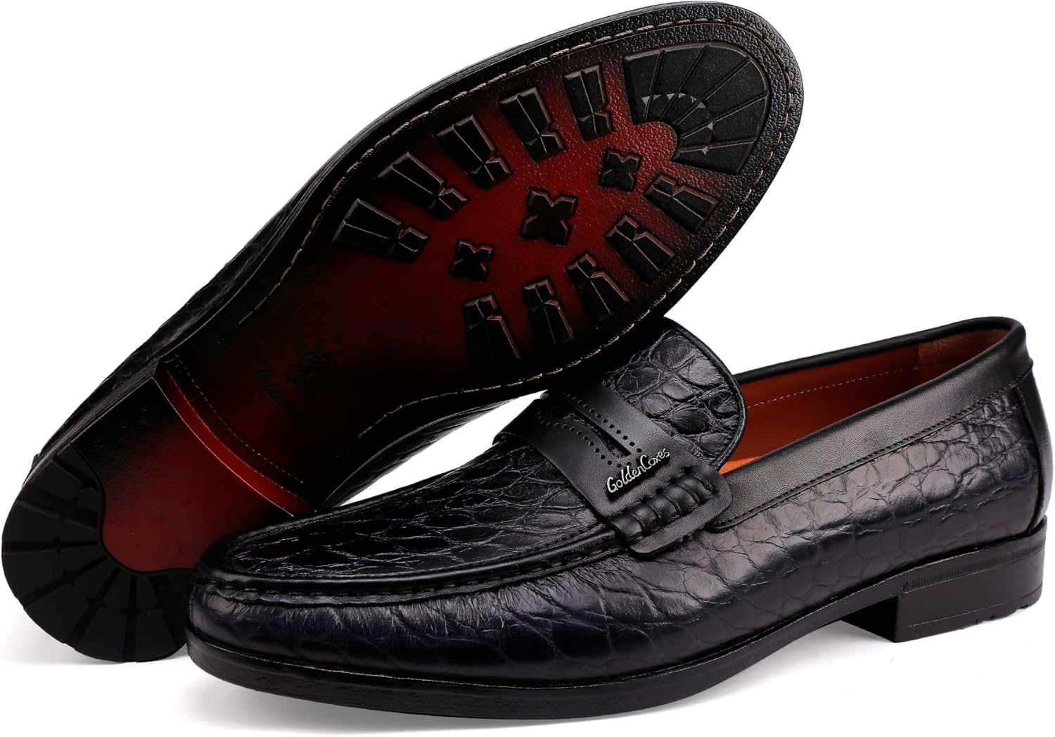 Men's Driving Shoes Back View