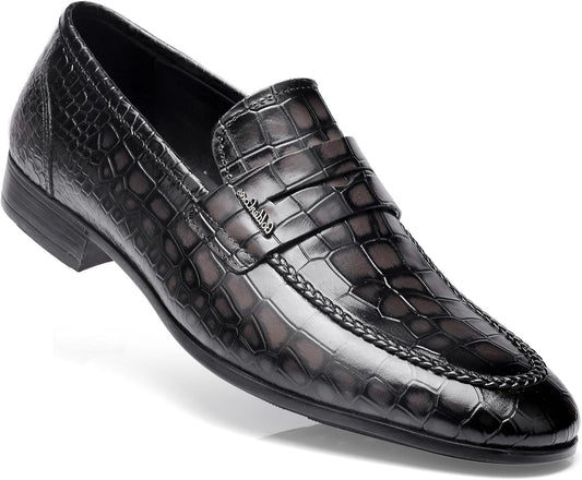 Men's Green Suede Penny Loafer