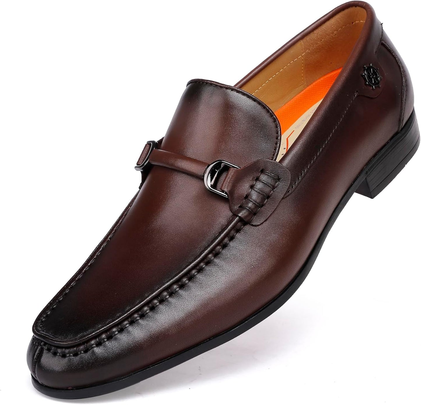 Black Buckle Loafer Pair
