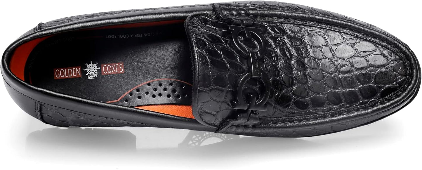 Men's Buckle Penny Loafer Top View