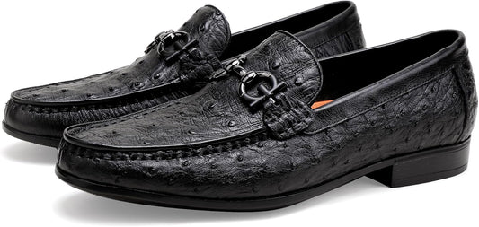 Men's Yellow Alligator Print Penny Loafer
