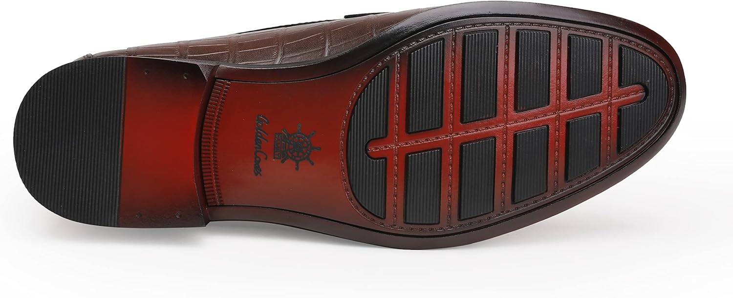 Men's Crocodile Loafer Back View