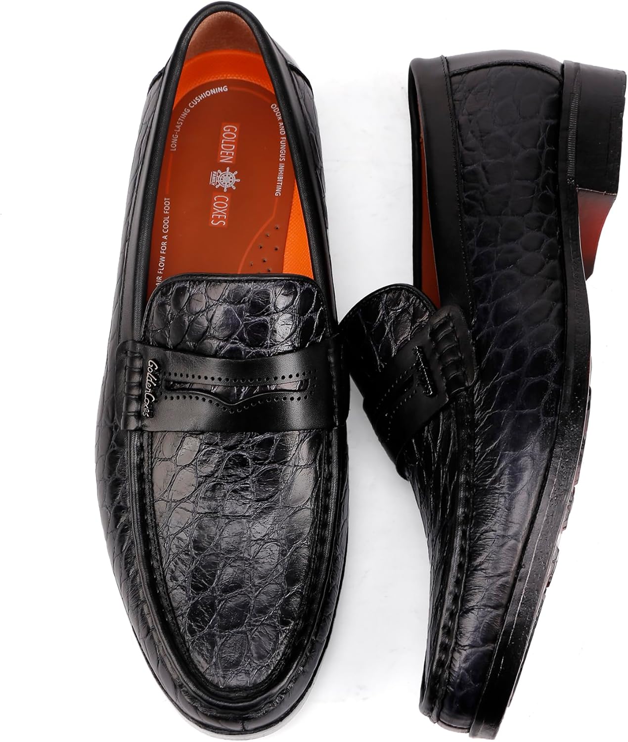 Men's Driving Shoes Top View