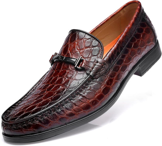 Men's Genuine Leather Penny Loafer Black