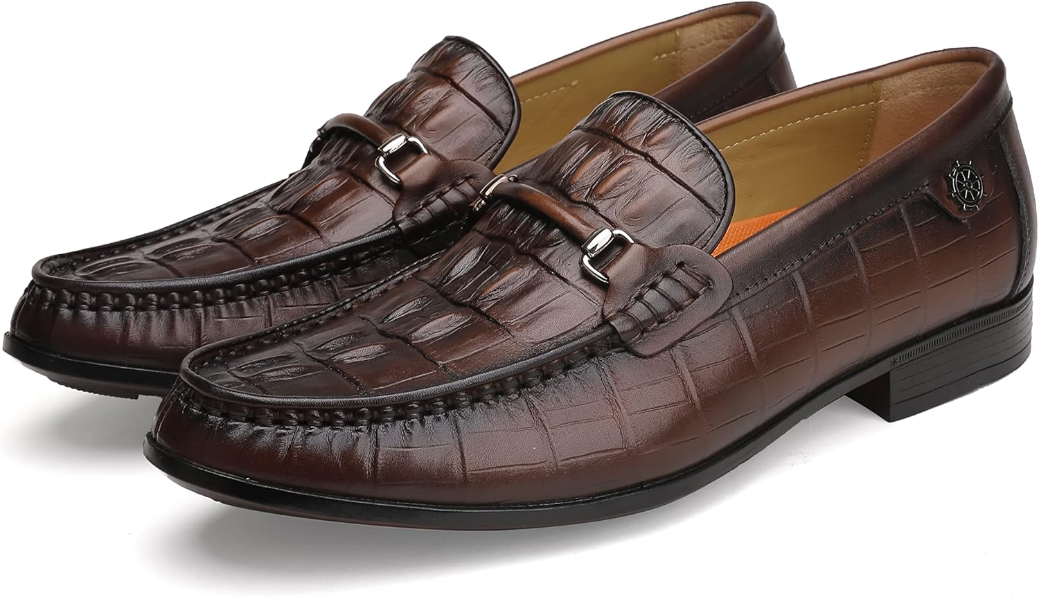 Men's Crocodile Loafer Full View