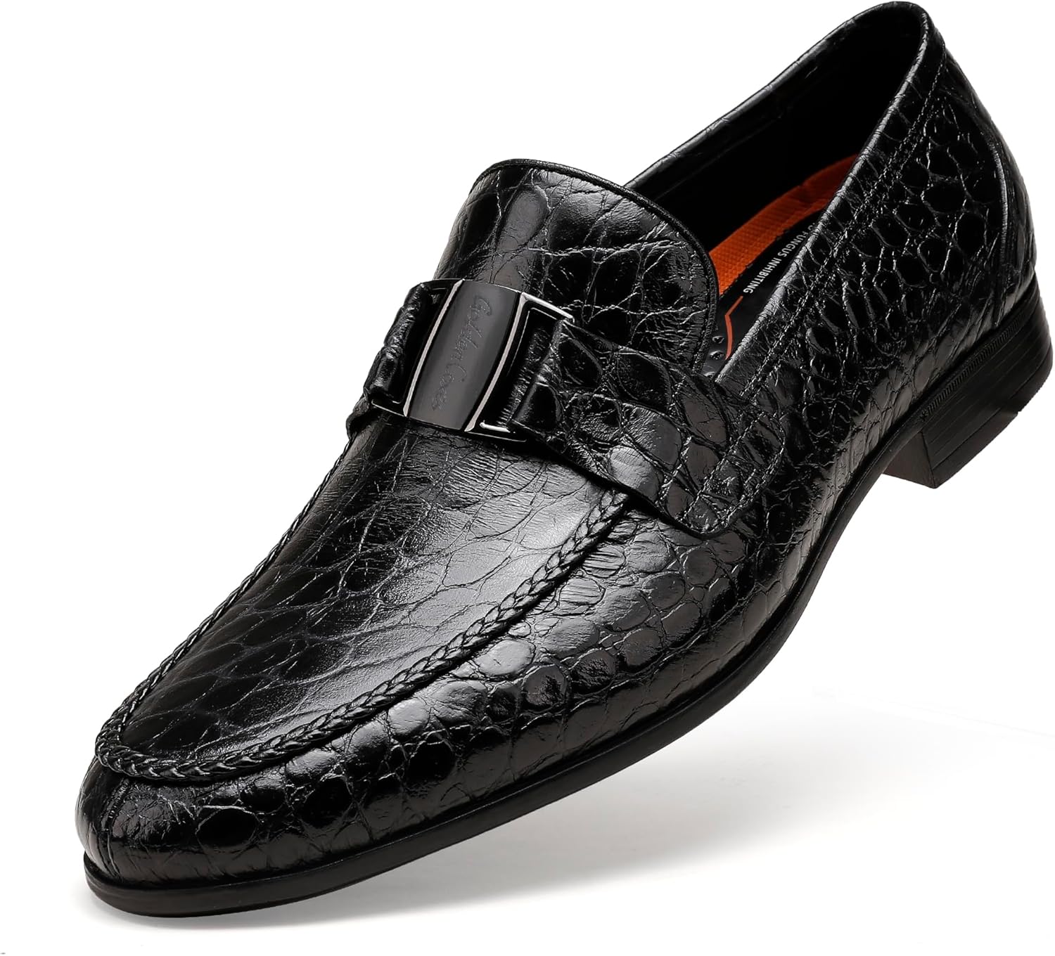Men's Black Suede Penny Loafer