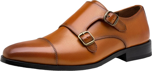 Men's Brown Genuine Leather Crocodile Print Loafer