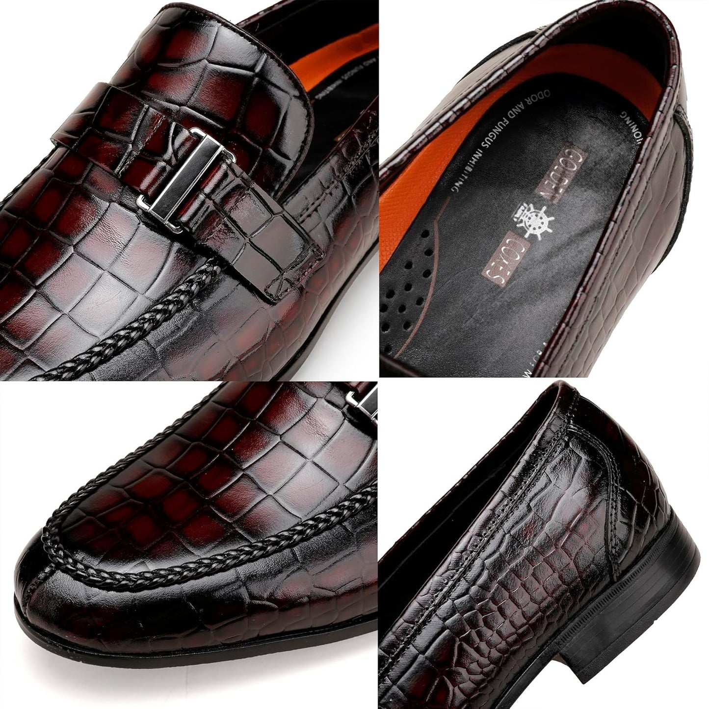 Men's Crocodile Loafer Detail