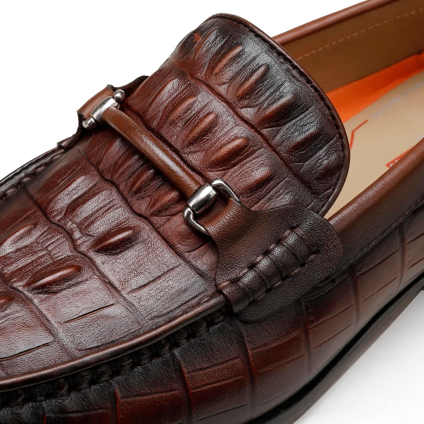 Men's Crocodile Loafer Detail